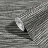 Marburg|Natural fiber raffia wallpaper in anthracite gray|Wallpaper