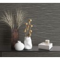Marburg|Papier Peint fibre naturelle raphia gris anthracite|Papier Peint
