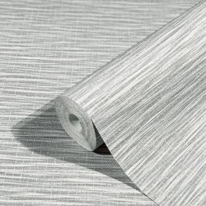 Papeldecor|Papier Peint baroque ornemental blanc et argent|Papier Peint