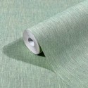 Marburg|Wallpaper green linen-effect texture|Wallpaper