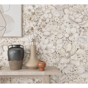 Marburg|Romantic floral wallpaper for headboard wall|Romantic 2
