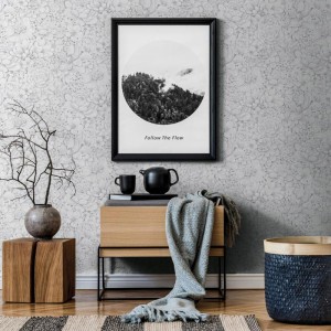 Eijffinger|Scandinavian beige embossed wave wallpaper|Romantic 2