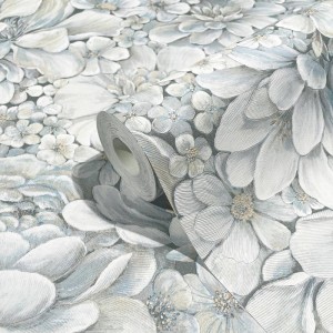 Marburg|Papier peint floral romantique tête de lit|Romantique