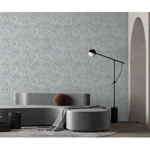 As Creation|Wallpaper gray floral Art Nouveau design|Wallpaper 2