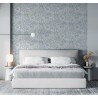 Marburg|Romantic floral wallpaper with bluish-gray flowers|Wallpaper