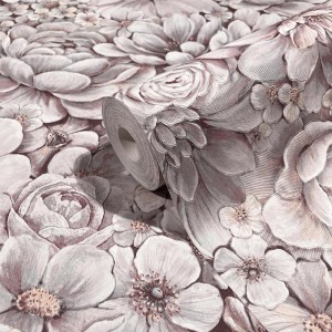 As Creation|Tapete Blumen im romantischen Stil in Pastellfarben|Romantisch