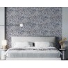 Marburg|Romantic floral wallpaper with lilac flowers|Romantic