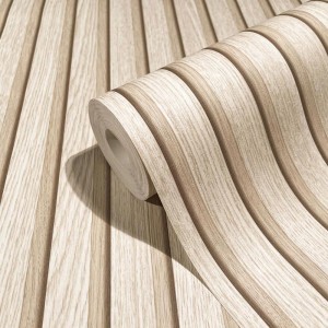 Elitis|Tapete mit gealterter Holzoptik aus Vinyl|Holzimitat