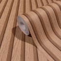 Marburg|Wallpaper brown wood slat panel|Wood Imitation