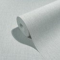 Marburg|Papel pintado textil efecto lino celeste|Papel Pintado