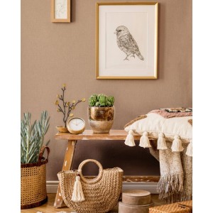 Papeldecor|Papier Peint ethnique arabesque gris métallisé|Papier Peint 2