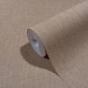 Marburg|Papier Peint textile effet lin marron|Imitation Tissu