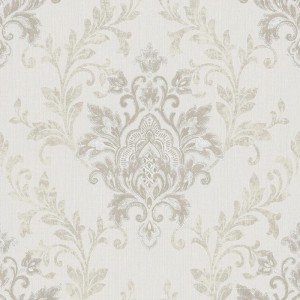 Papeldecor|Green damask ornaments modern Art Deco style wallpaper|Wallpaper