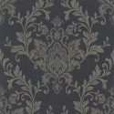 Marburg|Wallpaper black and gold damask with ornaments|Damask