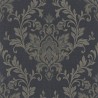 Marburg|Wallpaper black and gold damask with ornaments|Damask