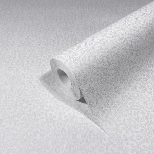 As Creation|Papier Peint médaillons damas noir et doré|Damas 2