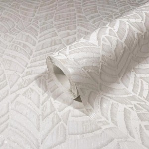 Papeldecor|Papier peint gris texturé avec rayures métalliques|Papier Peint