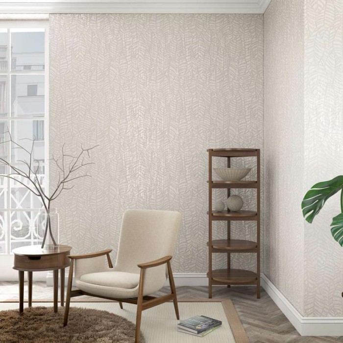 Marburg|Beige abstrakte Blumen-Tapete mit geprägten Designs|Tapeten