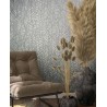 Marburg|Wallpaper abstract floral print in gray with embossing|Wallpaper