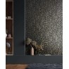 Marburg|Wallpaper abstract floral in metallic brown and black|Abstract
