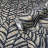 Marburg|Wallpaper abstract floral in metallic brown and black|Abstract