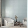 Marburg|Geometric wallpaper with raw silk effect in grey|Geometric