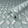 Marburg|Geometric wallpaper with raw silk effect in grey|Geometric