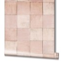 Marburg|Tapetenimitation Pastellrosa Fliese|Fliesenimitat