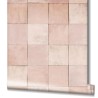 Marburg|Papel pintado imitación azulejo rosa pastel|Imitacion Azulejos
