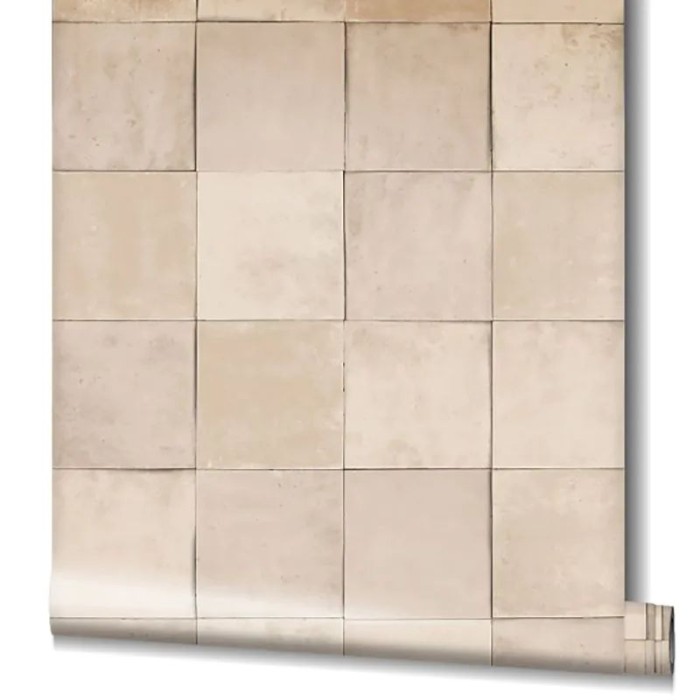 Marburg|Papel pintado imitación azulejo beige|Imitacion Azulejos