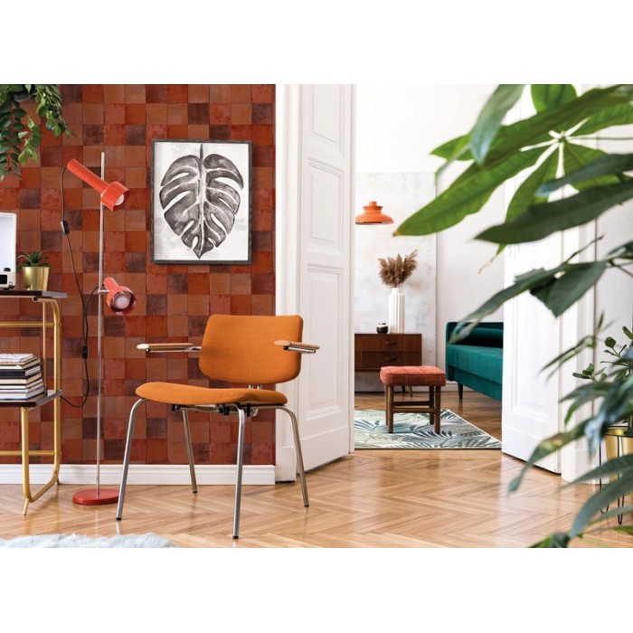 Marburg|Wallpaper imitation red tile|Tile Imitation