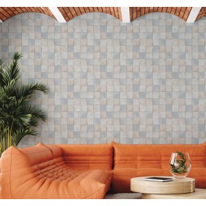 Marburg|Wallpaper imitation turquoise tile|Tile Imitation 2