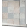 Marburg|Papier Peint imitation carreau gris et bleu|Imitation Carreaux