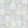 Marburg|Wallpaper imitation grey and light blue tile|Tile Imitation