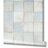 Marburg|Wallpaper imitation grey and light blue tile|Tile Imitation