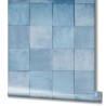 Marburg|Papier Peint imitation carreaux bleu clair|Imitation Carreaux