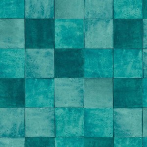 Marburg|Papier Peint imitation carreaux vert clair et gris|Imitation Carreaux
