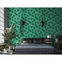 Marburg|Wallpaper imitation emerald green tile|Tile Imitation