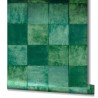 Marburg|Wallpaper imitation emerald green tile|Tile Imitation