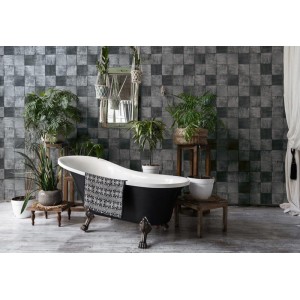 Marburg|Wallpaper imitation turquoise tile|Tile Imitation 2