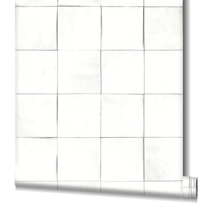 Marburg|Papier Peint imitation carreau blanc|Imitation Carreaux