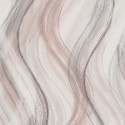 Marburg|Wallpaper pink and beige watercolor waves|Youth Style