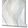 Marburg|Wallpaper blue and beige watercolor waves|Wallpaper