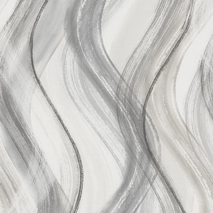 Marburg|Papel pintado ondas de acuarela beige y gris|Papel Pintado