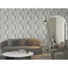 Marburg|Wallpaper beige and gray watercolor waves|Wallpaper