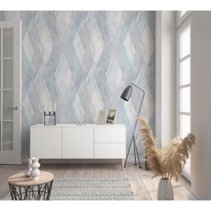 Caselio|Wallpaper with sky blue jute effect|Wallpaper 2