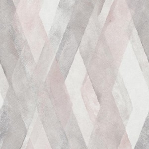 Casadeco|Papier peint rayures rose pêche|Jeunesse