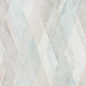Casadeco|Blue rhombus wallpaper in geometric English style|Rhombus