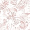 Marburg|Wallpaper tropical floral with pink herons|Tropical