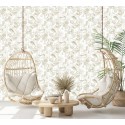 Marburg|Floral wallpaper with herons|Rustic